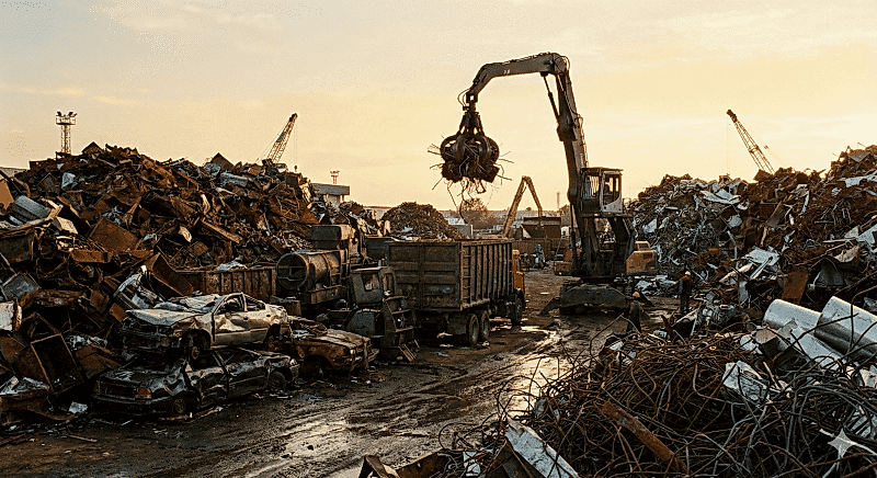 Demir Hurda Geri Dönüşümünde Temel Süreçler