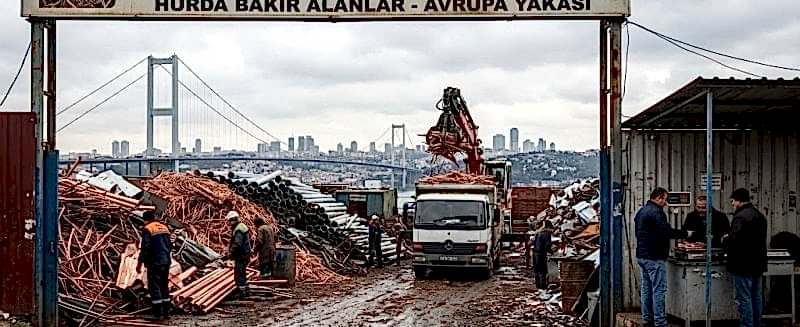 Hurda Bakır Alanlar Avrupa Yakası